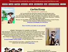Tablet Screenshot of mexicaanse-muziek.carlosrivas.nl