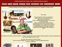 Tablet Screenshot of cubaans-muziek.carlosrivas.nl